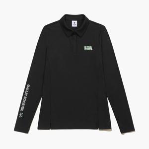 [르꼬끄골프] 여성 골지 긴팔 카라 티셔츠 (GQ322LTL81)