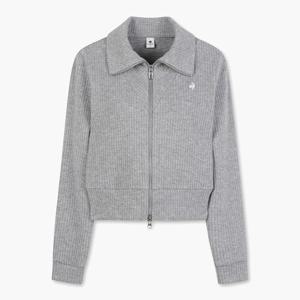 르꼬끄 여성 여성 컴피니트 하이넥 집업 QP322OFT91_MGR1