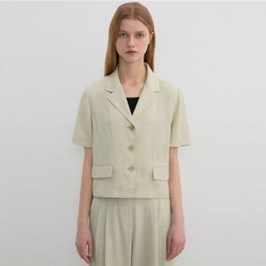 [리스트]린넨 혼방 셋업 크롭 자켓 (TWSJKP62100)