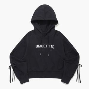 르꼬끄 우먼스 비뮈에트 로고 후드티셔츠 QP422OHDO7_BLK