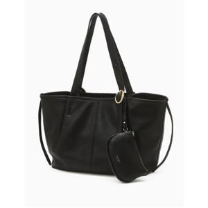 [질스튜어트 핸드백] JABA5F701BK  블랙 가죽 블룸 쇼퍼백 L (14인치노트북수납가능) JABA5F701BK