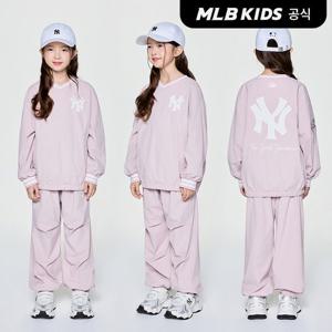 스트릿 베이직 쿠퍼스 로고 우븐 맨투맨세트 NY (Mg.Pink)