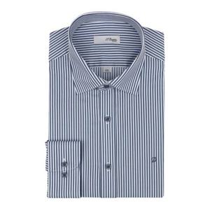 [듀퐁셔츠] (듀퐁)25년 FW 신상 -SE5FM21LS364SNY(네이비)- 슬림핏 스트레치 스트라이프 긴팔셔츠 SE5FM21LS364