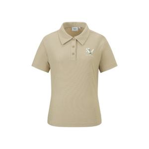 캘러웨이골프반팔티 LQS CWTY24M603_BE 여성 여름 기본피케 티셔츠