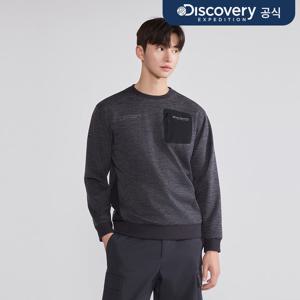 [디스커버리] 니트라이크 맨투맨 (D.GREY) DXMT75056-DGS