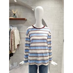 페이지플린  (F5CTS504) 루즈핏 스트라이프 긴팔 티셔츠