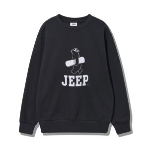 [지프]JQ3TSU890 다크그레이 남녀공용 기획 보드 베어 루즈핏 맨