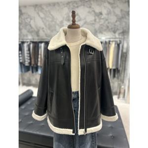 [보브] 보브 VOV 신세틱 레더 무스탕 점퍼 (7155475005) 7155475005