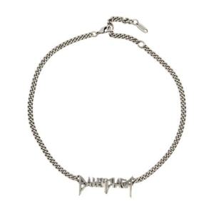 발렌시아가 목걸이 팬던트 787781 TZ99I 0911 silver