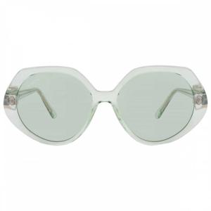 살바토레 페라가모 그린 지오메트릭 여성용 선글라스 SF1084S 341 58 멀티