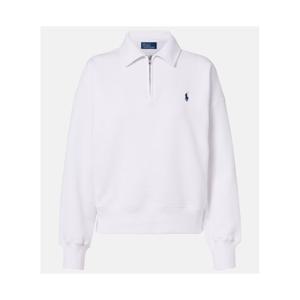 폴로 랄프로렌 코튼 블렌드 저지 하프 집업 스웨트셔츠 P01126742