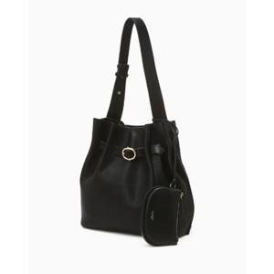 [질스튜어트 핸드백] JABA5F051BK  브렛 블랙 가죽 버클 디테일 숄더백 L (14인치노트북수납가능) JABA5F051