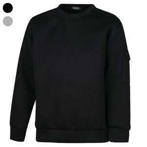 남자 봄 여름 국내제작 네오프렌 스웻 셔츠 맨투맨 NE-L-TS-Q011-블랙