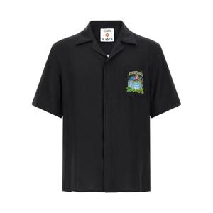 카사블랑카 긴팔 셔츠 MSP26SH00309 Black