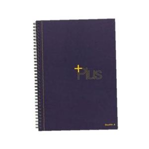더블에이 플러스 좌철노트 A5 네이비 절취 스프링 공책/80매 148x210mm 권(1개입)