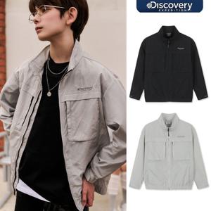 [디스커버리키즈] DKTR12061 키즈 하이넥 오버핏 우븐 자켓