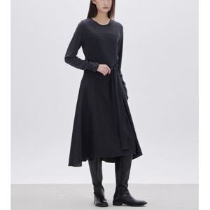 [쥬크]저지 블록 플레어 원피스 Z261MSE001