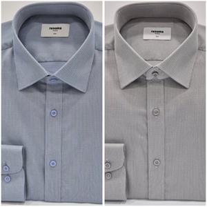 [레노마셔츠]슬림핏/뱀부 스판 도비 긴소매 와이셔츠  RQSSL1531