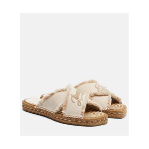 지미추 Aciel 우븐 에스파드리유 샌들 P01168302