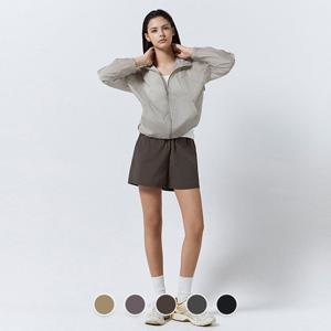 [지오다노]여성 나일론 풀밴딩 A라인 4인치 숏 팬츠 반바지 406511/05406511