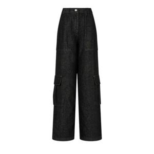 [톰보이]미디엄 블랙 데님 카고팬츠 9105162A03