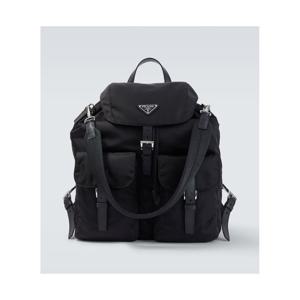 프라다 Re Nylon 레더 트리밍 백팩 P01125262