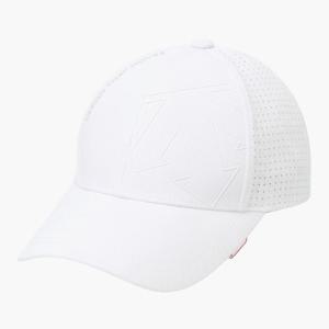 데상트골프모자 VQA DR12MFCP34-BWTG 남성 에어홀 볼캡 / Bright White