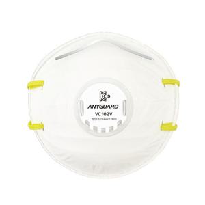 애니가드 방진마스크 VC102V 컵타입 방진 1급 벨브 안면부 여과식