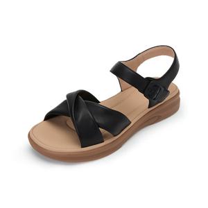 [무크]엠.무크 아서 양가죽 컴포트 쿠션샌들 블랙 516623520QA