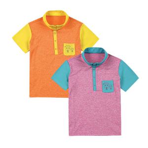 콜핑 여름 여아동 등산 아동 플라켓 반팔 카라 티셔츠