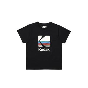 [코닥어패럴] 레인보우 소로나 반팔티셔츠 키즈 BLACK