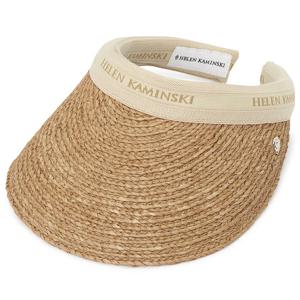 헬렌카민스키 비앙카 여성 바이저 HAT50265 NOUGAT NATURAL LOGO