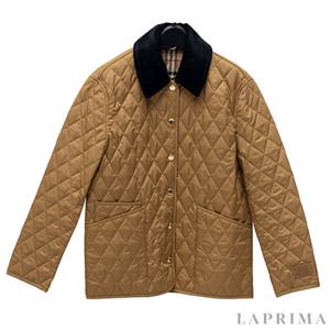 [BURBERRY] 버버리 코듀로이 칼라 다이아몬드 퀼팅 재킷 8049864