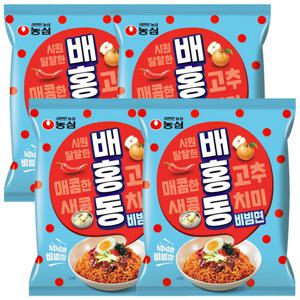 농심 배홍동비빔면×4개