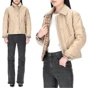 코로듀이 카라 8078520 W LANFORD WW SHT 퀼팅 크롭 자켓