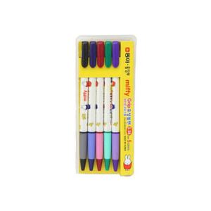 동아 미피 그립 유성볼펜 0.38mm 5색 세트