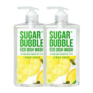 슈가버블 에코 주방세제 레몬크러쉬 940ml x2