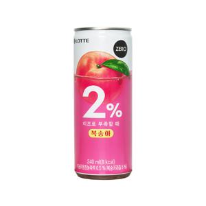 2% 이프로 부족할때 복숭아 과즙음료 240ml X 60캔