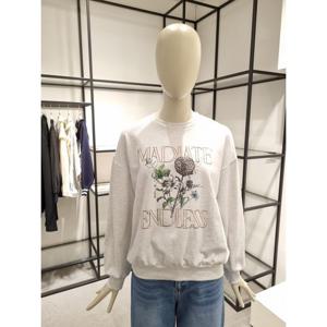 페이지플린  (F5ATS011) 라운드넥 부케 맨투맨 티셔츠