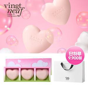 뱅네프생토노레 [79%OFF]러블리 하트 솝 비누 3개입 1세트+쇼핑백1 (정가 49,000원)