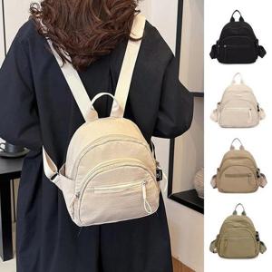 여성 보조백팩 나일론 미니백팩 가벼운 작은여행가방