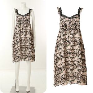 [비너스]면혼방 얇고 부드러운 원단 풀슬립 잠옷형 원피스 가운 VFS5015