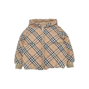 키즈 버버리 패딩 8112751 B9368 SAND IP CHECK
