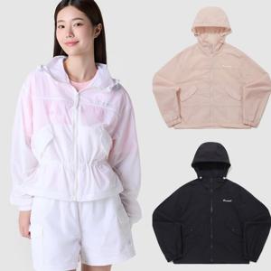 르꼬끄 여성 에어리텐션 크롭 루즈핏 후드 자켓 QQ222LJK51