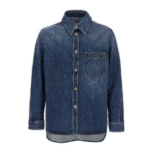 지방시 체스트 포켓 데님 셔츠 BM615W516L 401