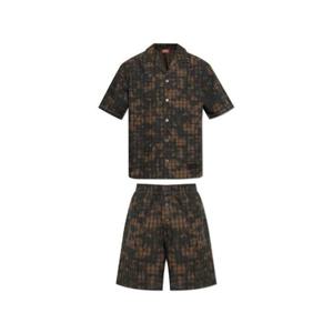 디젤 클라우디 프린트 체크 파자마 세트 SETHORIENUTLTA193580DLBQ E7136 TP946599232