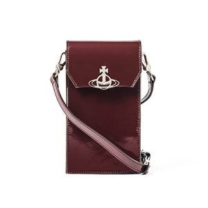 비비안웨스트우드 58030001U L001O D408 샤이니 페이턴트 폰 홀더 크로스백