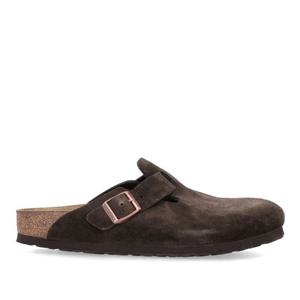 버켄스탁 어드저스터블 버클 스웨이드 클로그 1027460 MOCHA