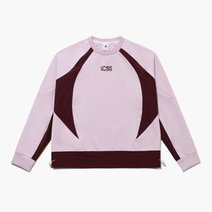 [르꼬끄골프] 여성 배색 포인트 스웻셔츠 (GQ322LRL93)