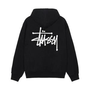 스투시 베이직 스투시 후드 블랙 19250001925000M